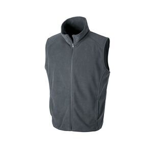 Result Core Adults Unisex Microfleece Gilet / Charcoal